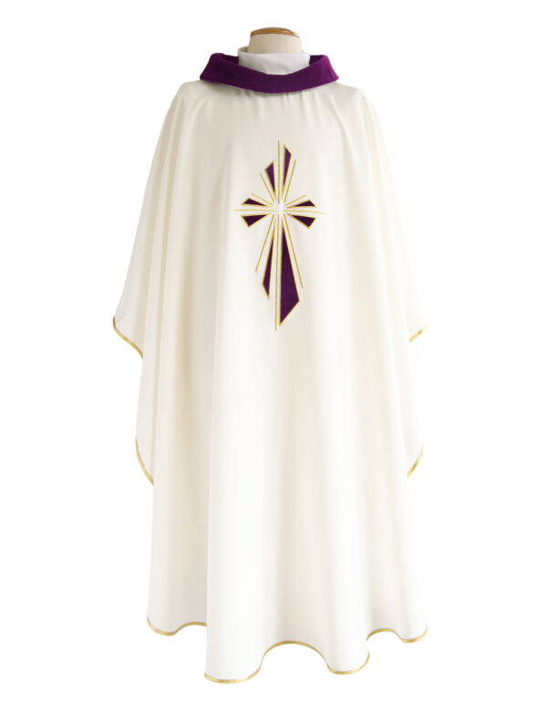 Vestment With Purple Cross