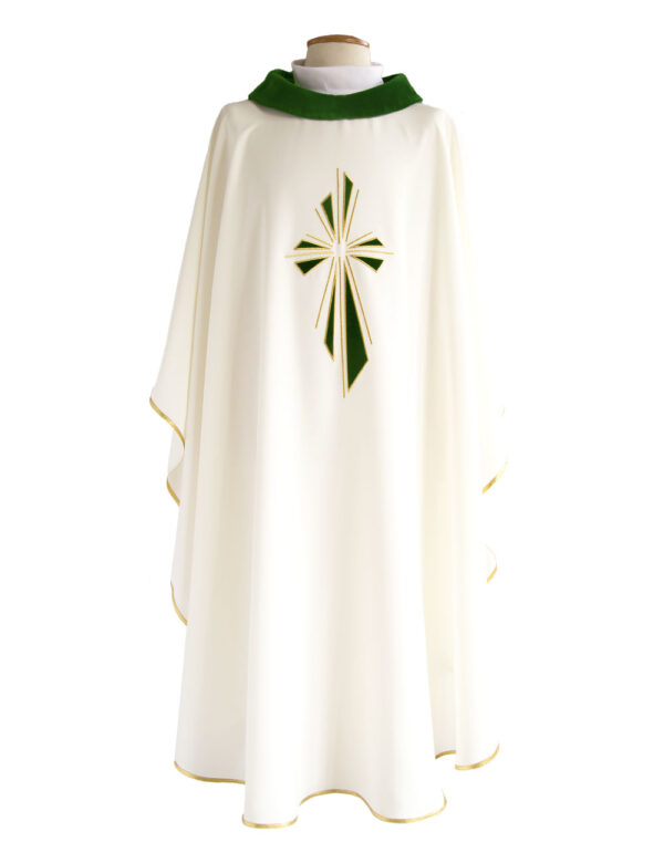 Vestment With Green Cross