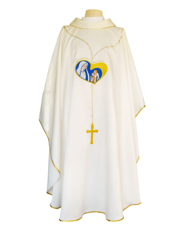 Vestment With Rosary And Lady Of Fátima