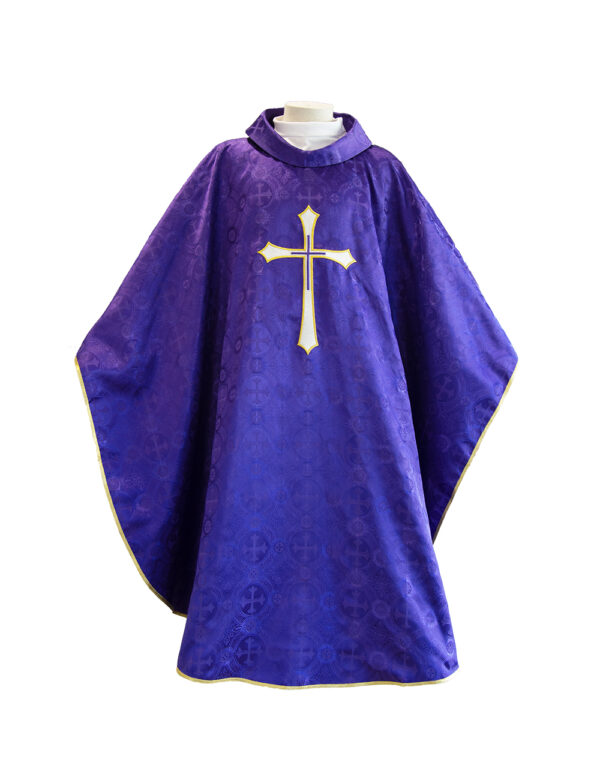 Damask Vestment - Purple