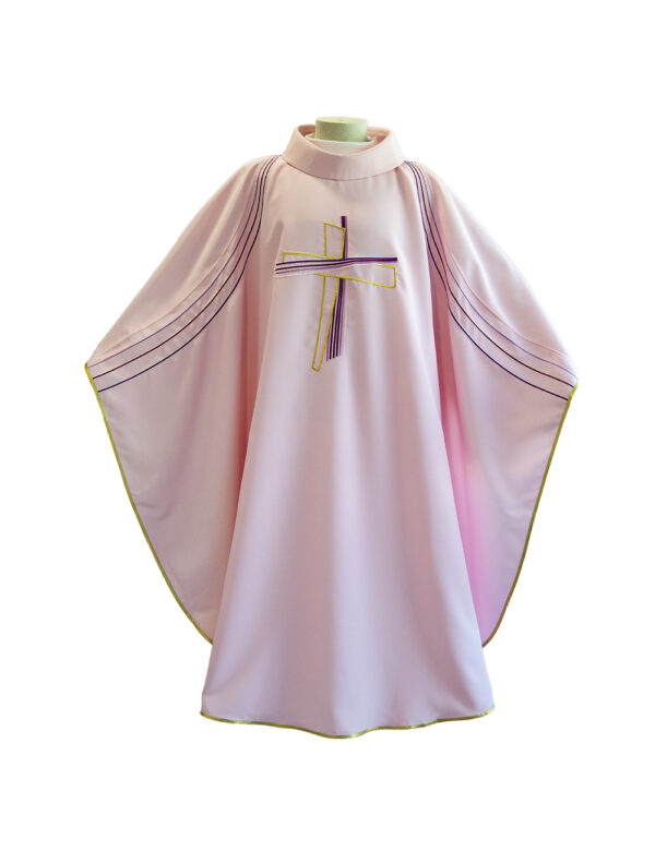 Pink Vestment With Cross