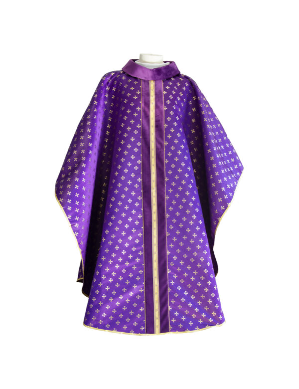 Damask Trim - Velvet Purple