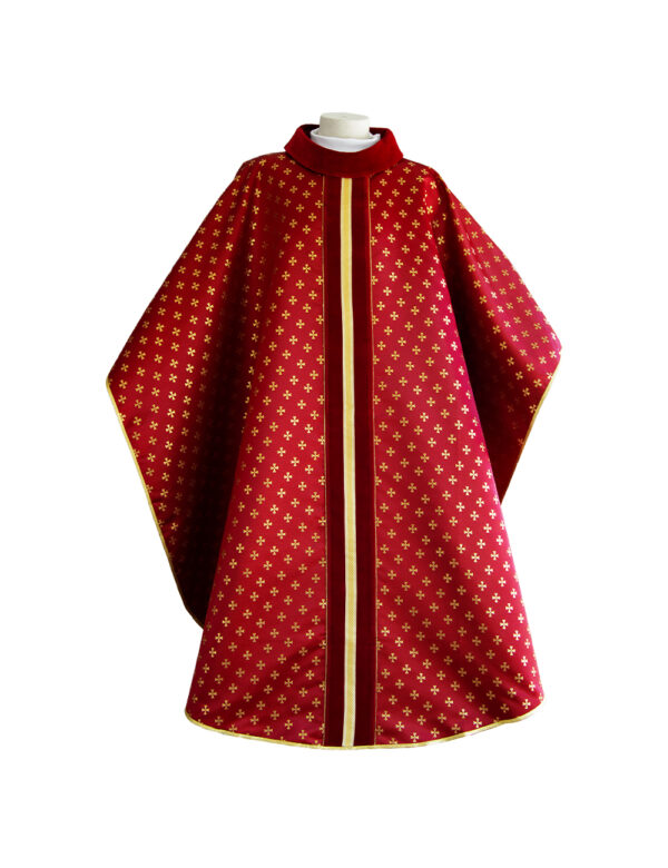 Damask Vestment - Red