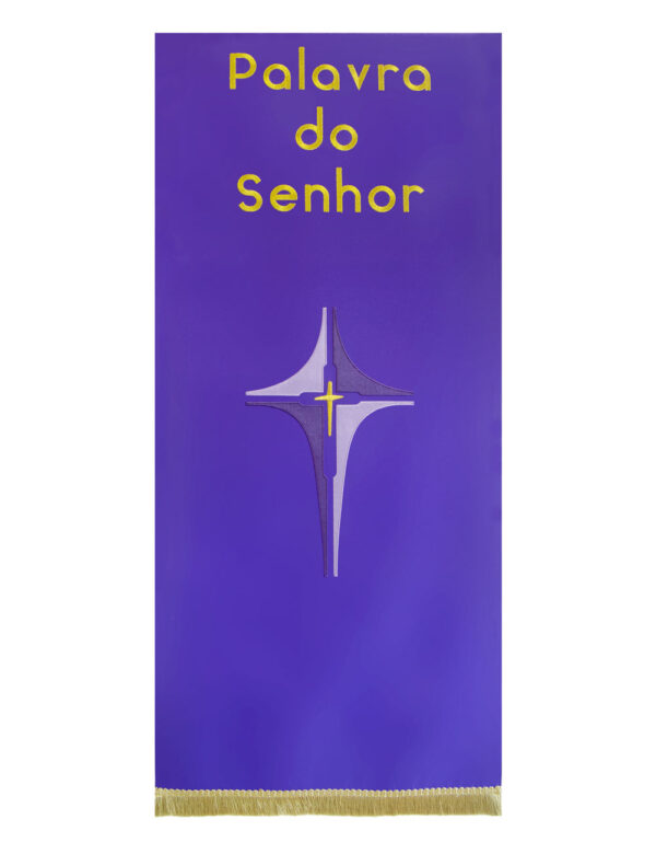 Ambo Cloth with a Purple Cross