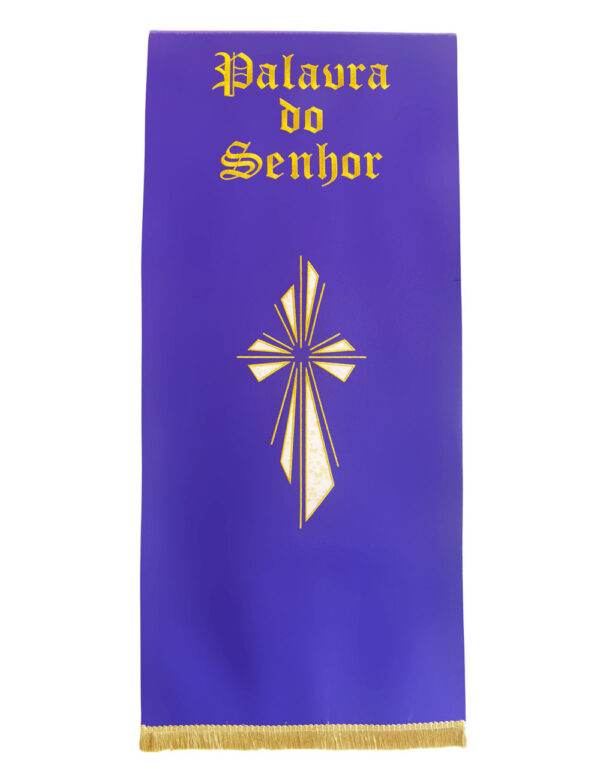 Purple And Gold Ambo Cloth