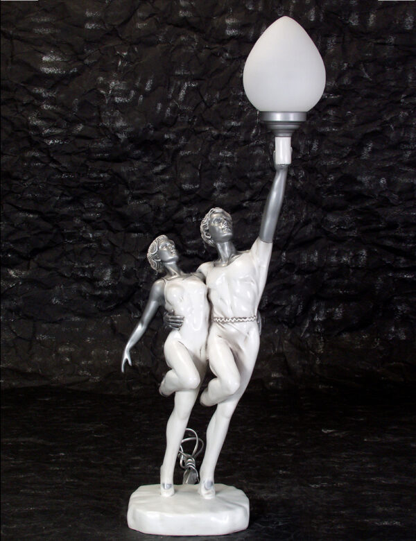 Lamp With Dancers White