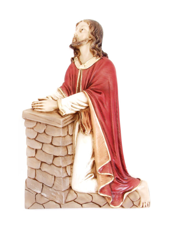 Image Of Christ On His Knees On The Wall