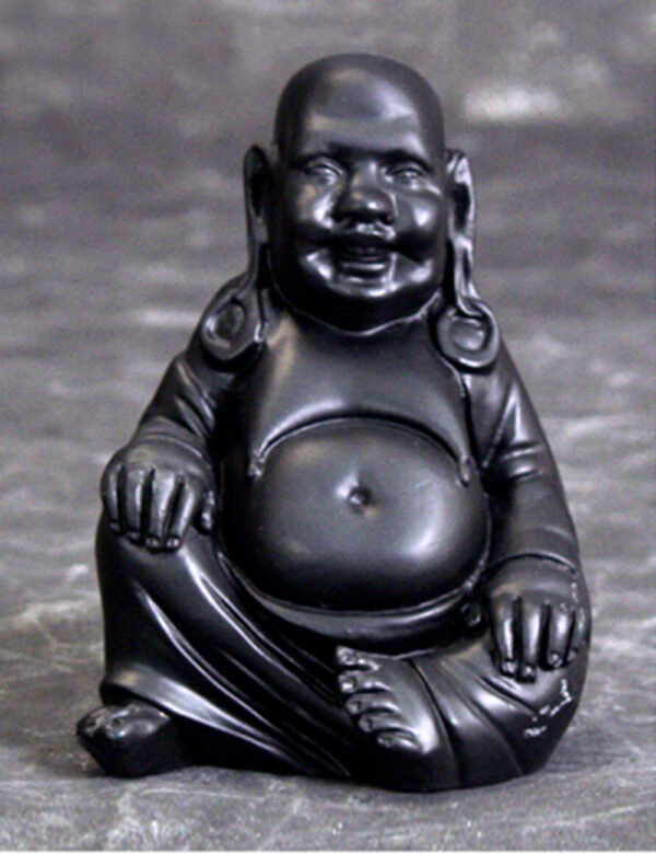 Seated Black Buddha Sculpture