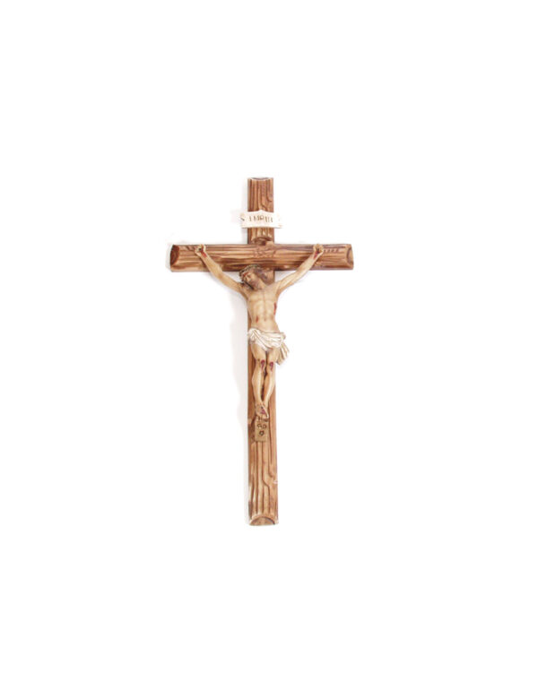Wall Crucifix In Light Wood