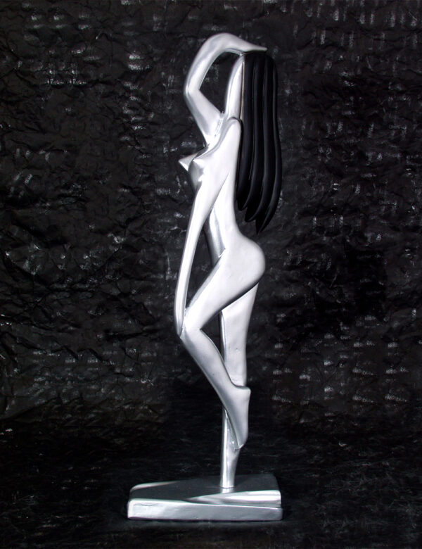 Feminine Silver Abstract Piece