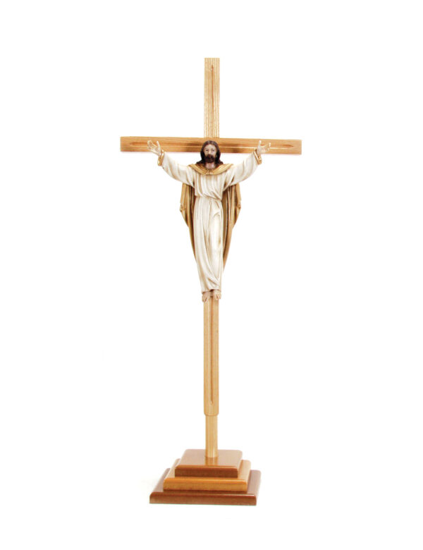 Butler Cross With Resurrected Christ