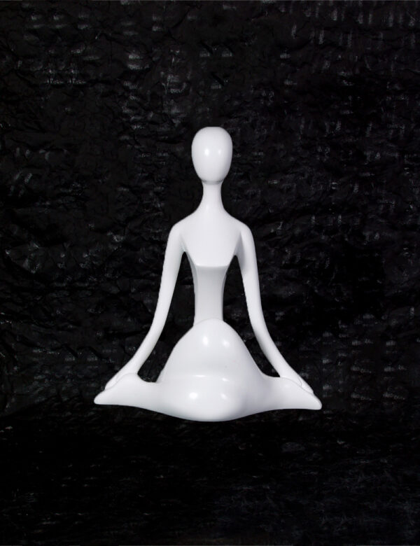 White Abstract Piece In Meditation
