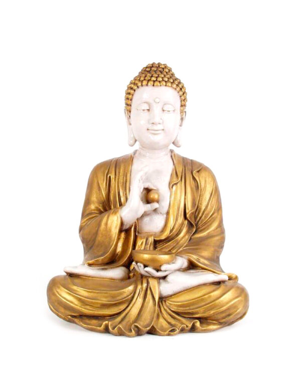 Seated Golden Buddha Sculpture