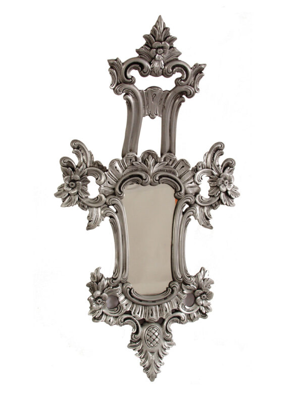 Silver Ornate Mirror